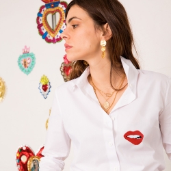 Chemise Blanche Bouche Martina Chemise Blanche Bouche Martina