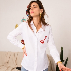 Chemise Blanche Bouche Martina Loves Chemise Blanche Bouche Martina Loves