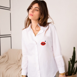 Chemise Blanche Bouche Cindy Faubourg 54 Chemise Blanche Bouche Cindy Faubourg 54