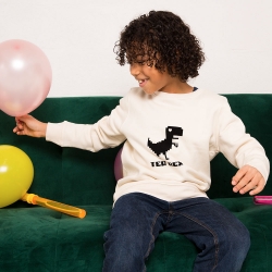 Sweat Crème T-Rex Enfant ENFANTS Faubourg54