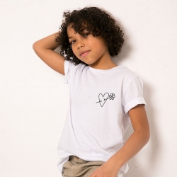 T-Shirt Blanc Cupido Enfant ENFANTS Faubourg54