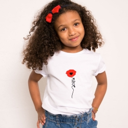 T-Shirt Blanc Papavero Enfant ENFANTS Faubourg54