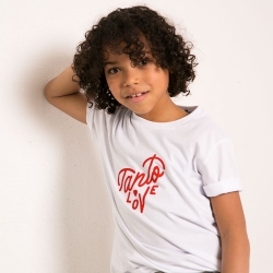 T-Shirt Blanc Tanto Love Enfant ENFANTS Faubourg54