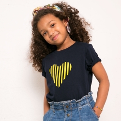 T-Shirt Bleu Navy Lucio Enfant ENFANTS Faubourg54