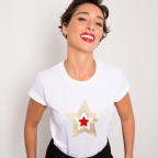 T-shirt blanc étoile T-shirts Faubourg54
