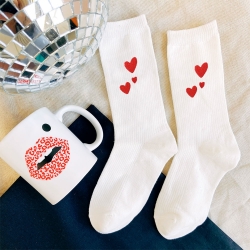 Chaussettes Blanches Loves Accessoires Faubourg54