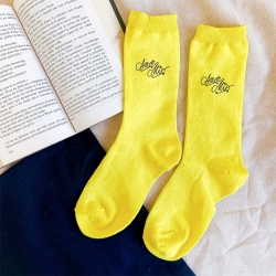 Chaussettes Jaunes Amor Mio Accessoires Faubourg54