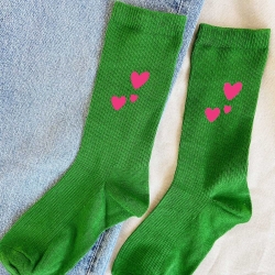 Chaussettes Vertes Loves Accessoires Faubourg54