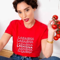 T-Shirt Rouge Lasagna