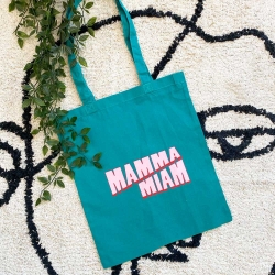 Green Tote Bag Mamma Miam
