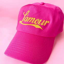 Casquette L'amour Fuchsia FEMME Faubourg54