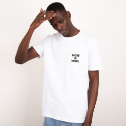 T-Shirt More is More Blanc HOMME Faubourg54