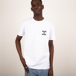 T-Shirt More is More Blanc HOMME Faubourg54