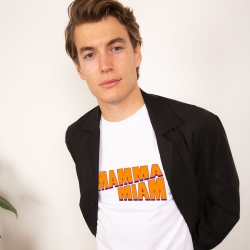 T-Shirt Mamma Miam Blanc HOMME Faubourg54