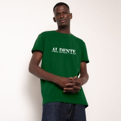 T-Shirt Al Dente Vert Homme