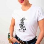 T-shirt Blanc Tigre FEMME Faubourg54