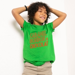 T-Shirt Vert Caramel Enfant ENFANTS Faubourg54