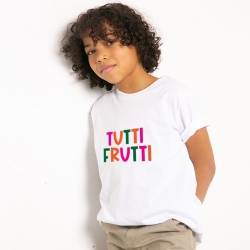 T-Shirt Blanc Tutti Frutti Enfant ENFANTS Faubourg54