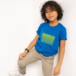 T-Shirt Bleu Royal Spaghetti Enfant ENFANTS Faubourg54