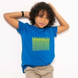 T-Shirt Bleu Royal Spaghetti Enfant ENFANTS Faubourg54