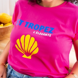 T-Shirt Fuchsia St Tropez by Les Futiles FEMME Faubourg54