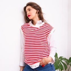 T-shirt Claudia Rouge FEMME Faubourg54 T-shirt Claudia Rouge FEMME Faubourg54