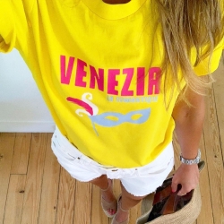 Yellow T-Shirt Venezia by Les Futiles