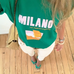 T-Shirt Milano Vert by LesFutiles