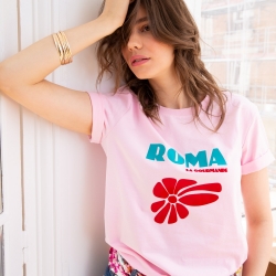 T-shirt Rose Roma by Les Futiles FEMME Faubourg54