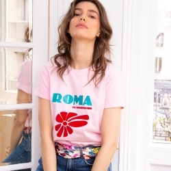 T-shirt Rose Roma by Les Futiles FEMME Faubourg54