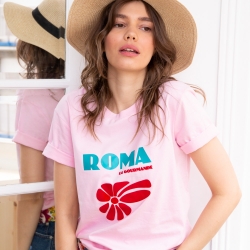 T-shirt Rose Roma by Les Futiles FEMME Faubourg54