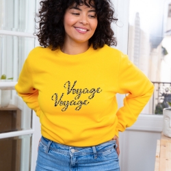 Sweat Jaune Voyage by Les Futiles FEMME Faubourg54