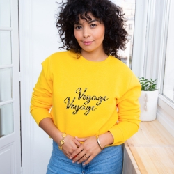 Sweat Jaune Voyage by Les Futiles FEMME Faubourg54