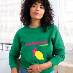 Sweat Vert Limonata by Les Futiles FEMME Faubourg54