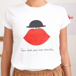 T-Shirt Blanc Magritte FEMME Faubourg54