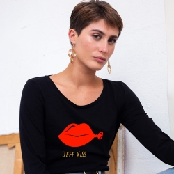 T-Shirt ML Jeff Kiss FEMME Faubourg54
