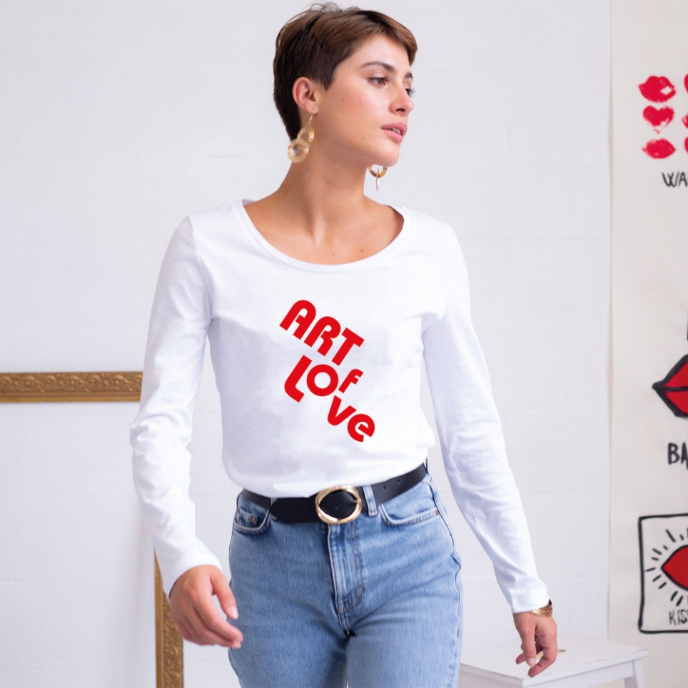 T-Shirt ML Art of Love FEMME Faubourg54