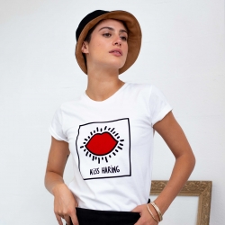 T-Shirt Kiss Haring FEMME Faubourg54
