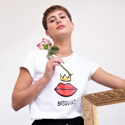 T-Shirt Kiss Basquiat