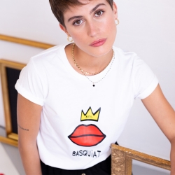 T-Shirt Kiss Basquiat FEMME Faubourg54