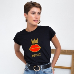 T-Shirt Kiss Basquiat FEMME Faubourg54
