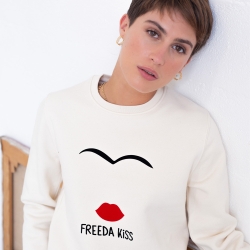 Sweat Crème Freeda Kiss FEMME Faubourg54