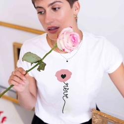 T-Shirt Papavero Rose FEMME Faubourg54
