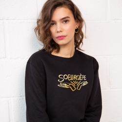 Sweat Noir Soeurcière FEMME Faubourg54