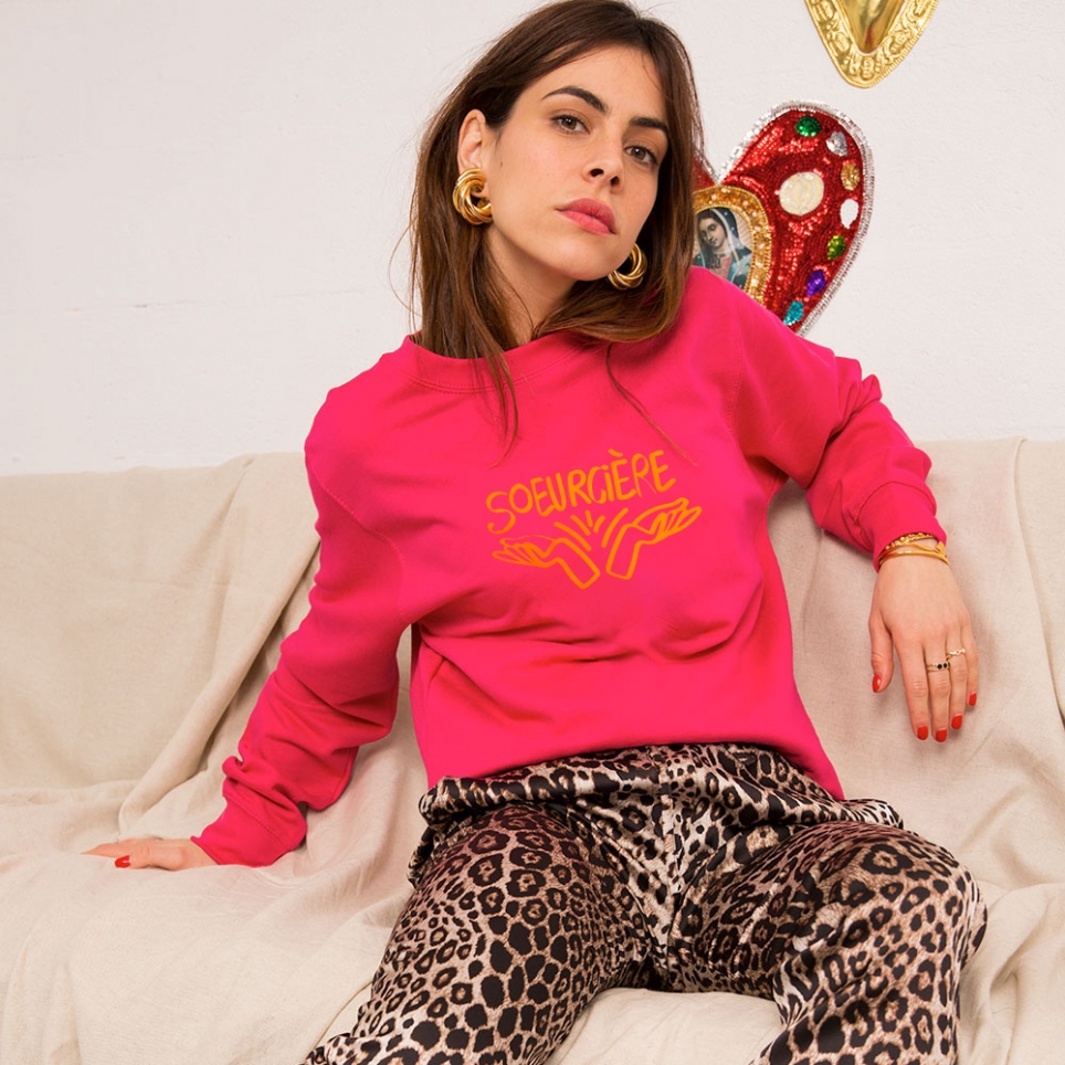 Sweat Fuchsia Soeurcière FEMME Faubourg54