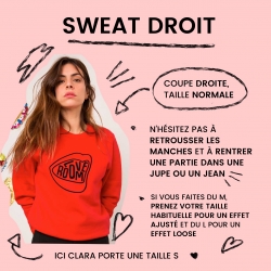 Sweat Pasta Time Blanc FEMME Faubourg54