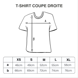 T-Shirt Blanc Tête En l’Air HOMME Faubourg54