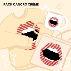 Cream Sweatshirt Pack Bouche Cancro