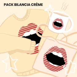 Cream Sweatshirt Pack Bouche Bilancia