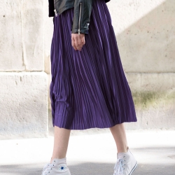 Jupe plissée violette FEMME Faubourg54